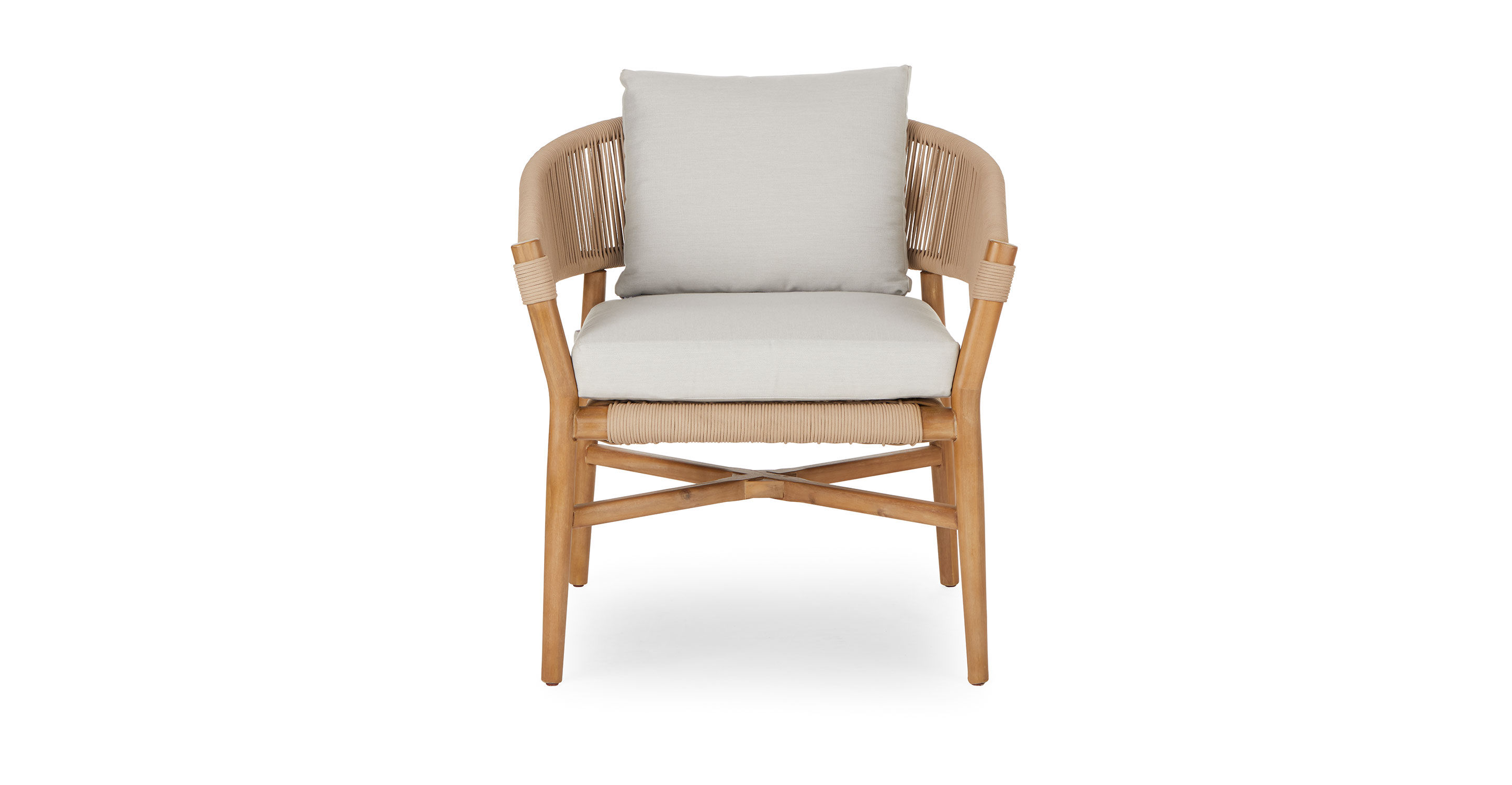 Makali Lily White Lounge Chair thumbnail 3