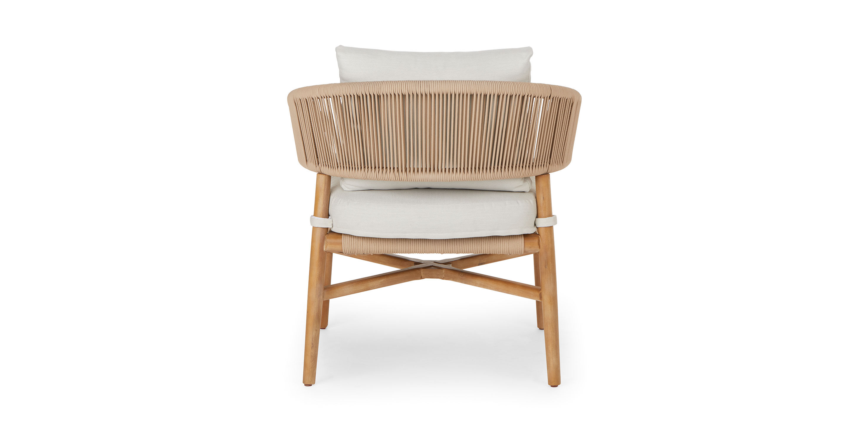 Makali Lily White Lounge Chair thumbnail 5