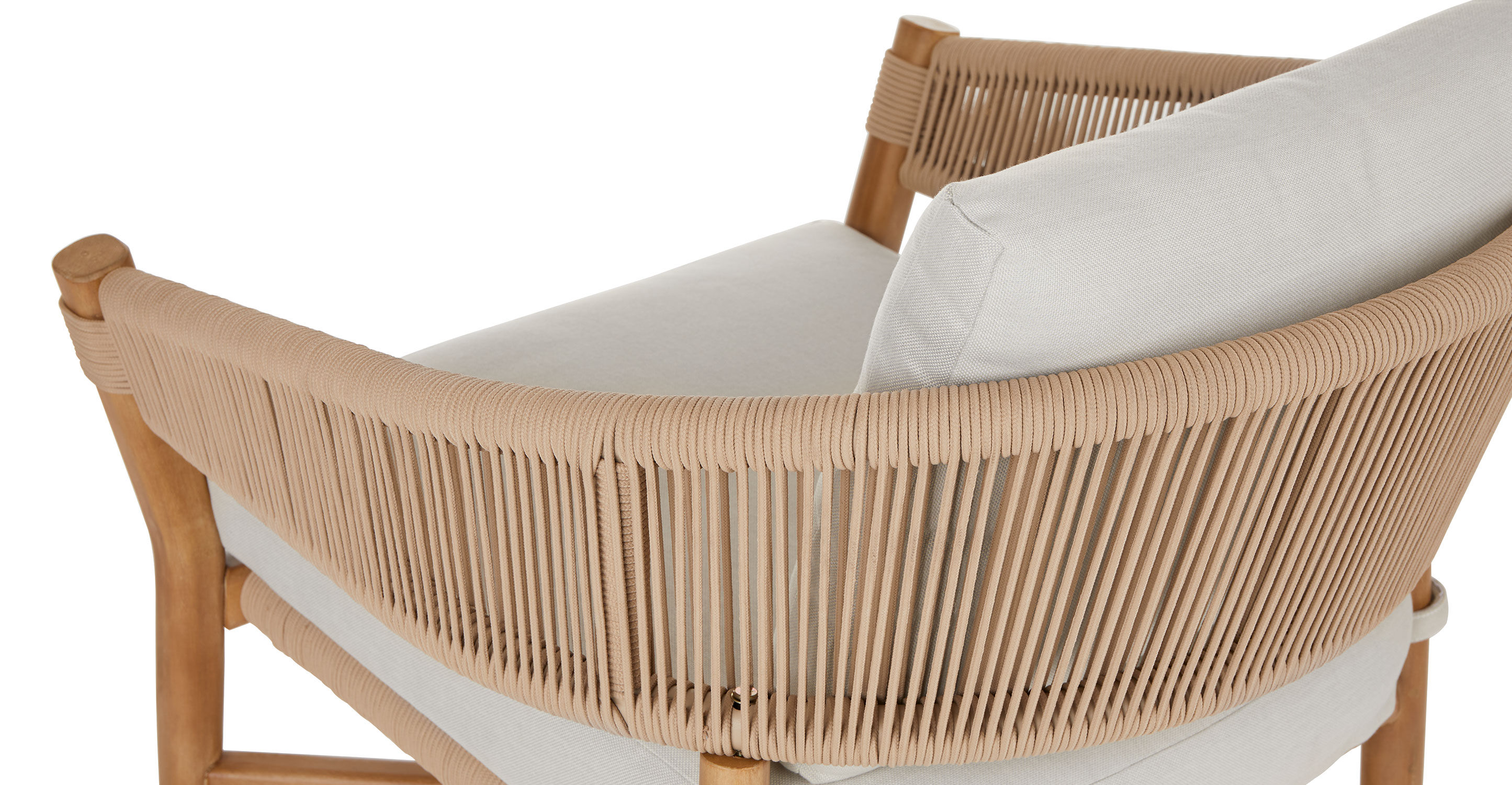 Makali Lily White Lounge Chair thumbnail 6
