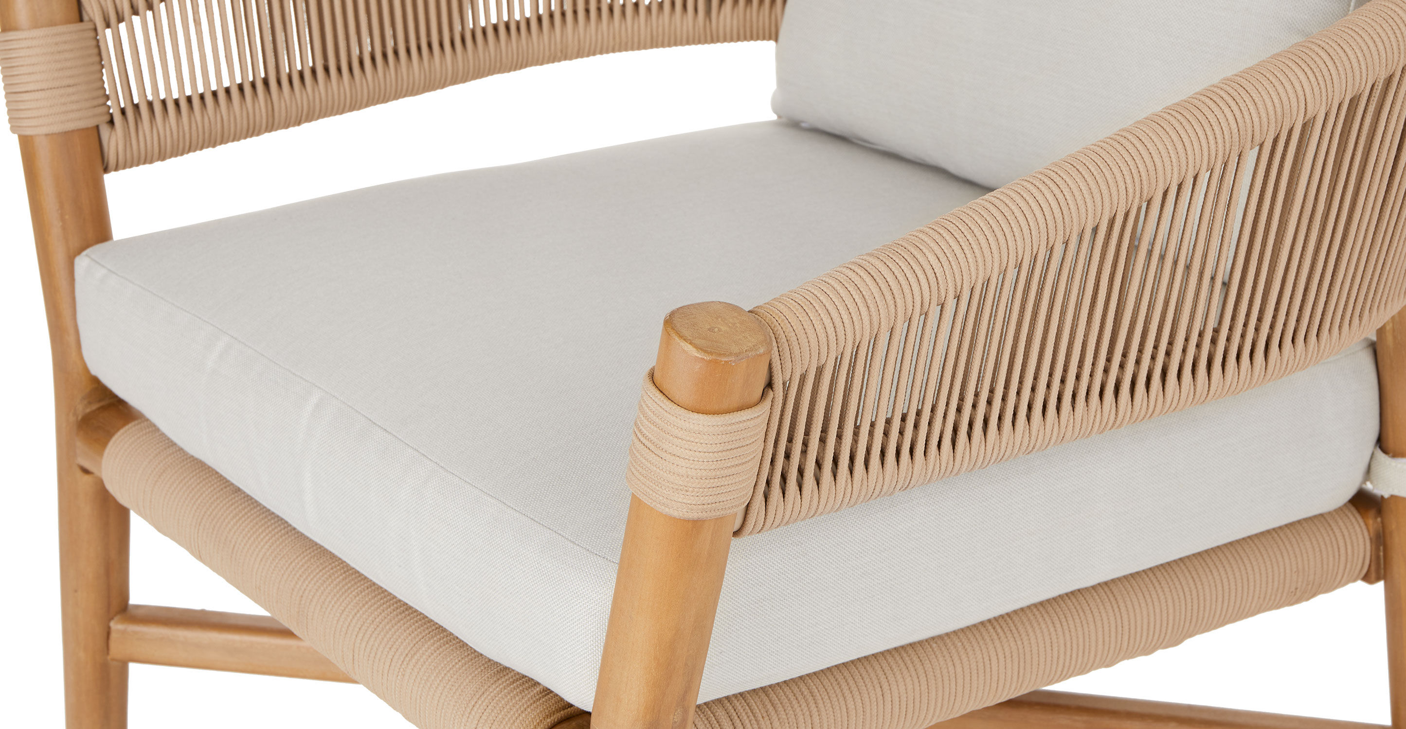 Makali Lily White Lounge Chair thumbnail 7