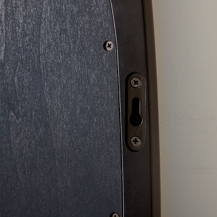 Asymmetrical Wood Framed Floor Mirror thumbnail 3