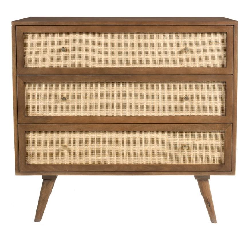 Nico 3 Drawer Solid Wood Standard Dresser Chest thumbnail 3