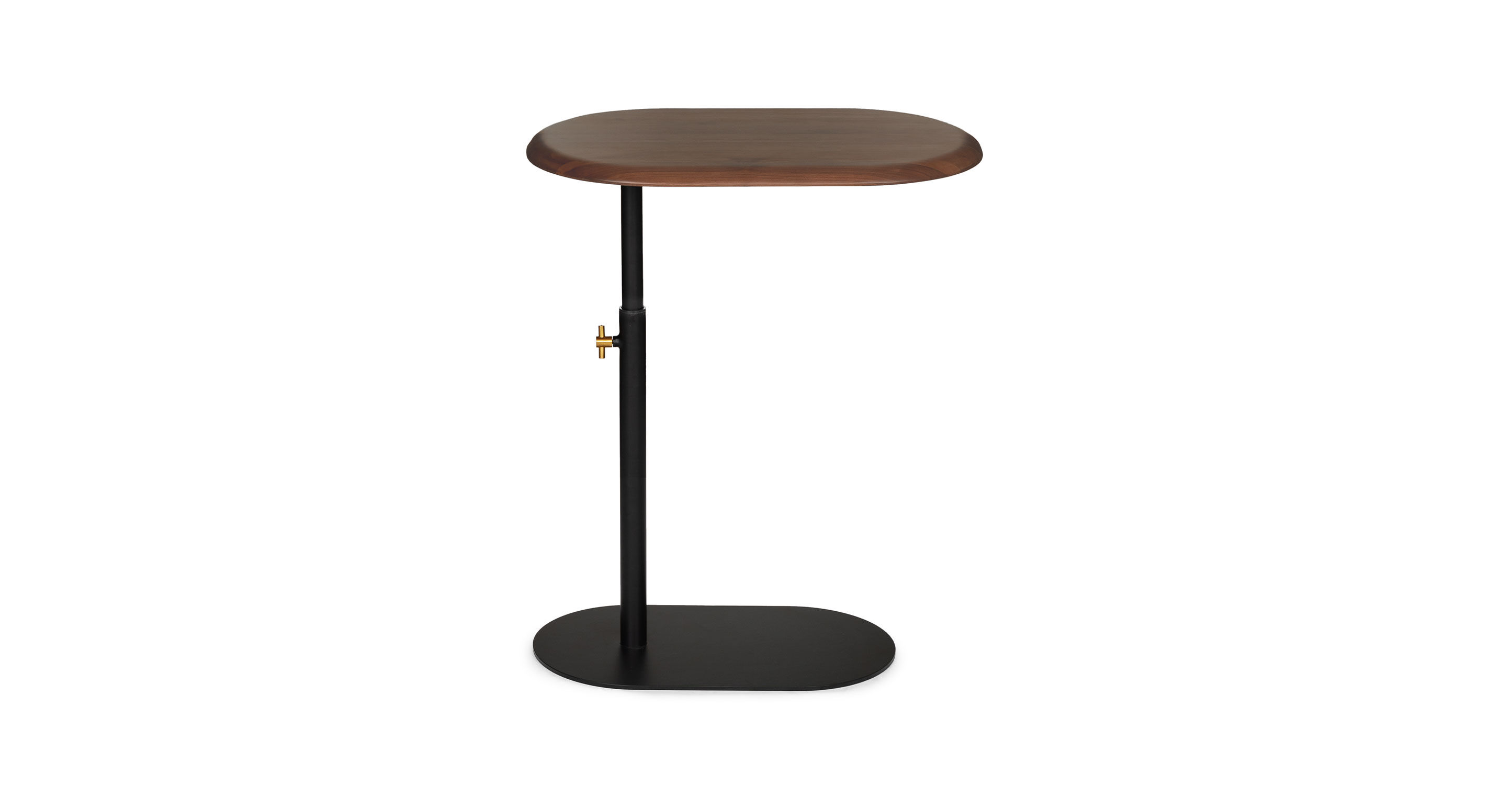 Portima Walnut Adjustable Side Table thumbnail 2