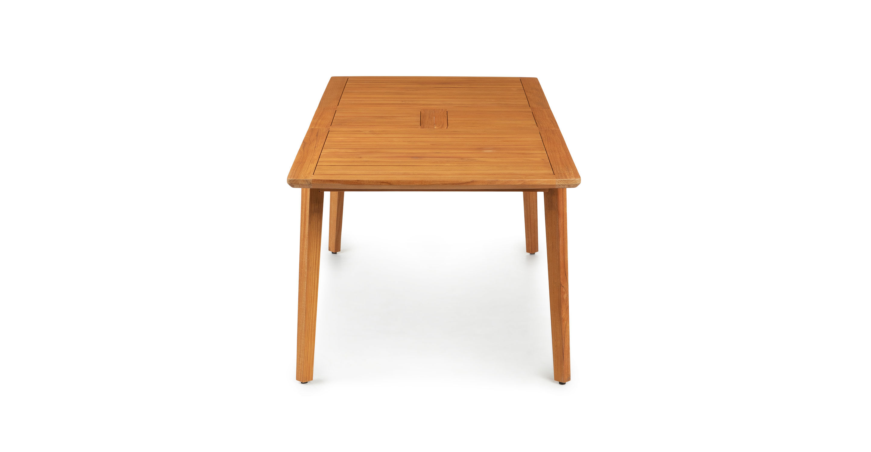 Marol Bronze Teak Dining Table for 8 Extendable thumbnail 4