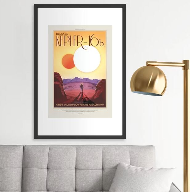 Nasa Visions Of The Future Framed Art Print-24''x36'' thumbnail 2