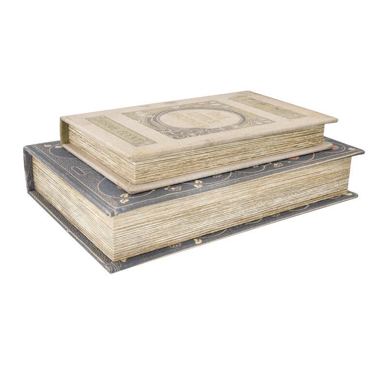 2 Piece Naccarato Decorative Book Set thumbnail 3