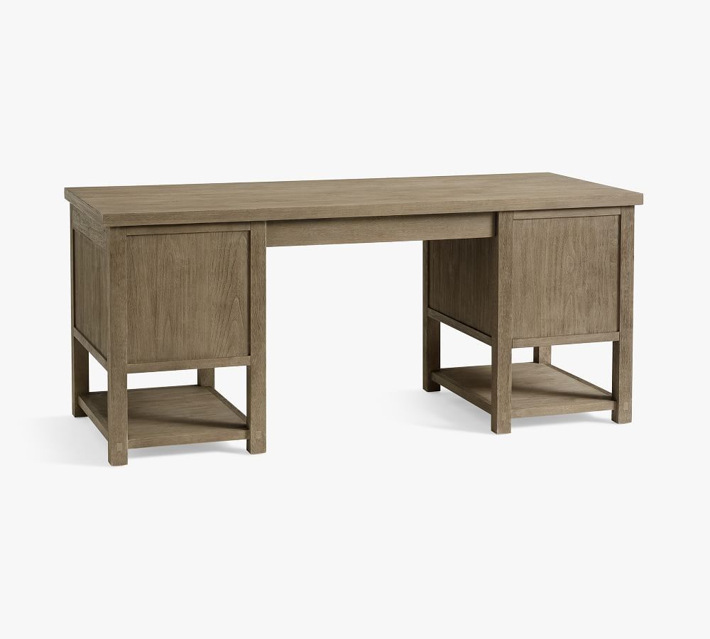 Farmhouse Desk with Drawers thumbnail 5