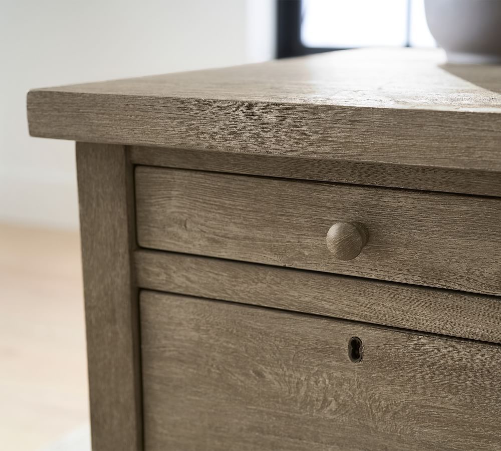 Farmhouse Desk with Drawers thumbnail 6