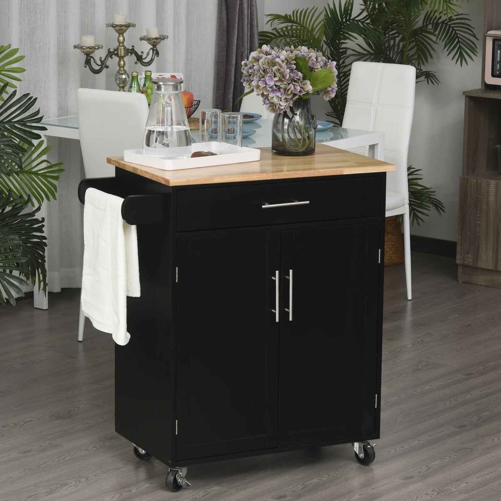 32.75" Wide Bar Cart thumbnail 2