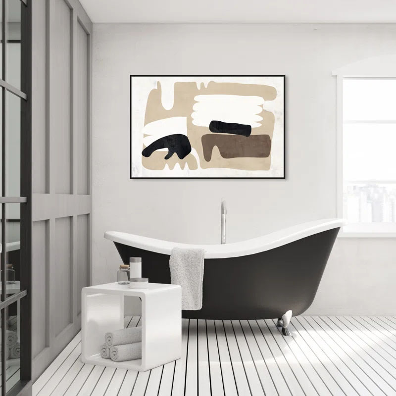 Scandinavian Geometric Shapes by Oliver Gal with frame-31''x46'' thumbnail 2