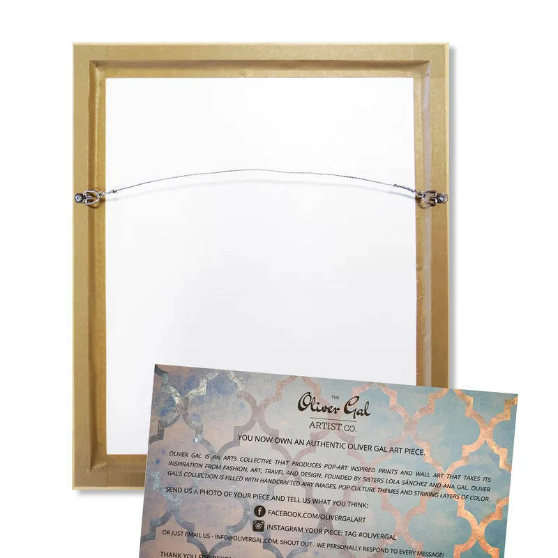 Scandinavian Geometric Shapes by Oliver Gal with frame-31''x46'' thumbnail 5