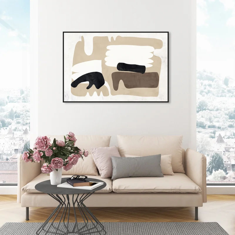 Scandinavian Geometric Shapes by Oliver Gal with frame-31''x46'' thumbnail 7