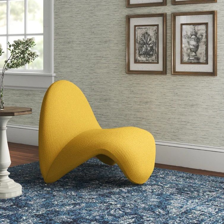 Mandel Wool Lounge Chair thumbnail 2