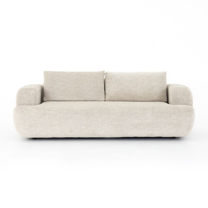 Curved Plushtone Sofa thumbnail 3