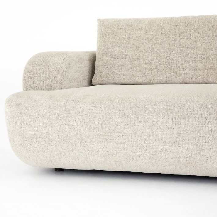 Curved Plushtone Sofa thumbnail 5