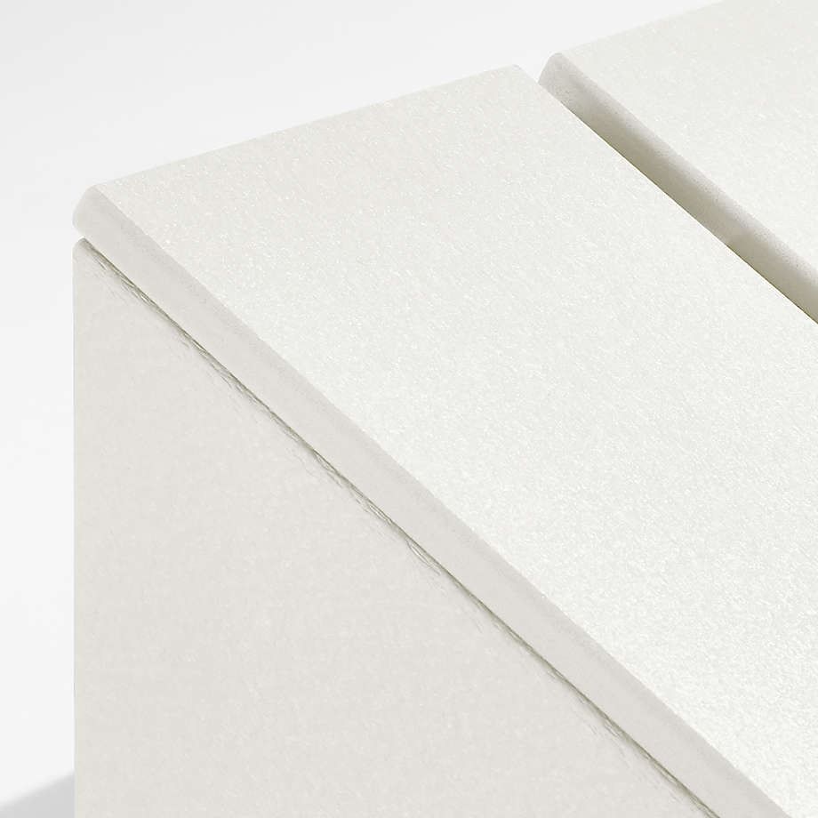 Paso White Outdoor Adirondack Chair Ottoman thumbnail 4