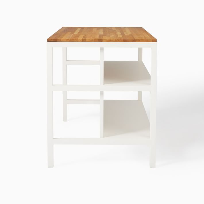Frame Kitchen Console Butcher Block White thumbnail 4