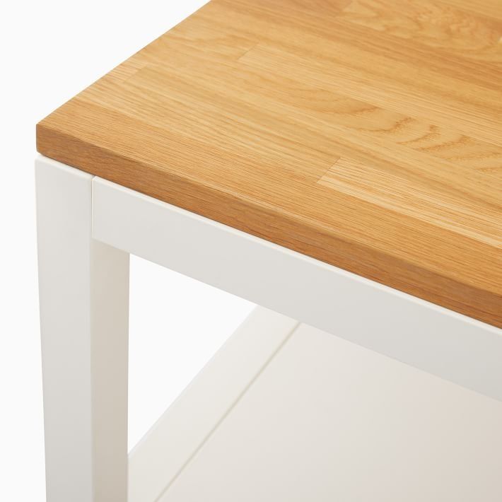 Frame Kitchen Console Butcher Block White thumbnail 5