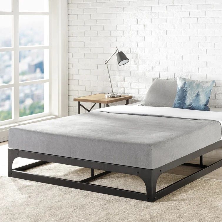 Miah Steel Platform Bed - Queen thumbnail 2