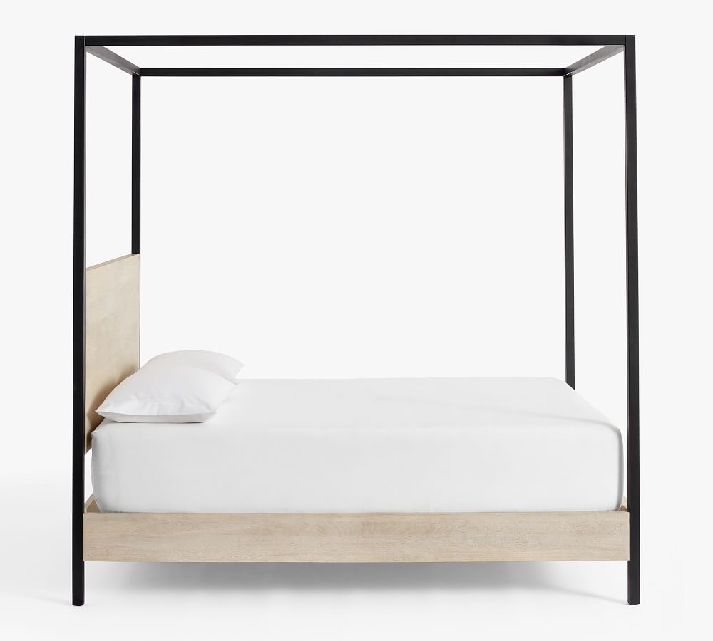 Cayman Wood And Metal Canopy Bed - Queen thumbnail 4