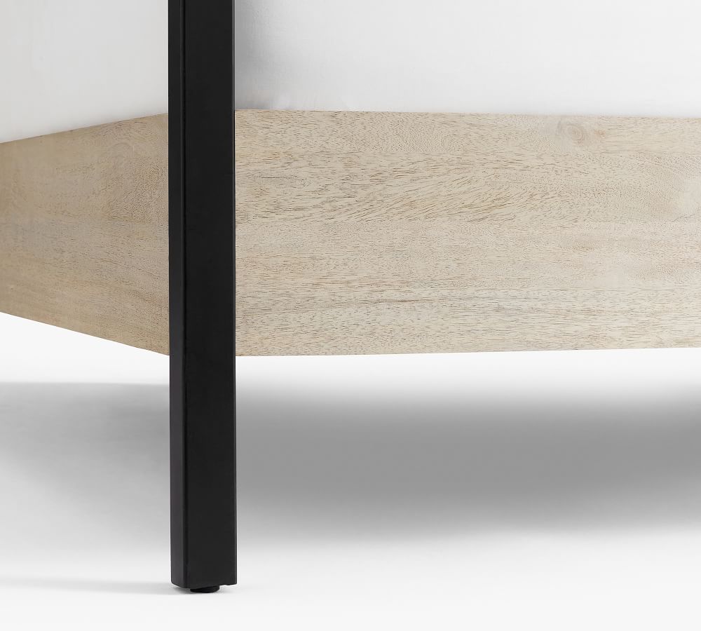 Cayman Wood And Metal Canopy Bed - Queen thumbnail 6