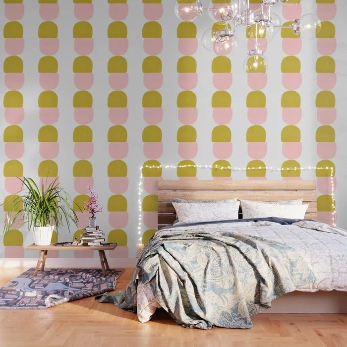 Mid Century Modern Abstract Minimal Wallpaper thumbnail 2
