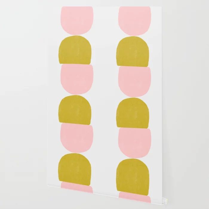 Mid Century Modern Abstract Minimal Wallpaper thumbnail 4