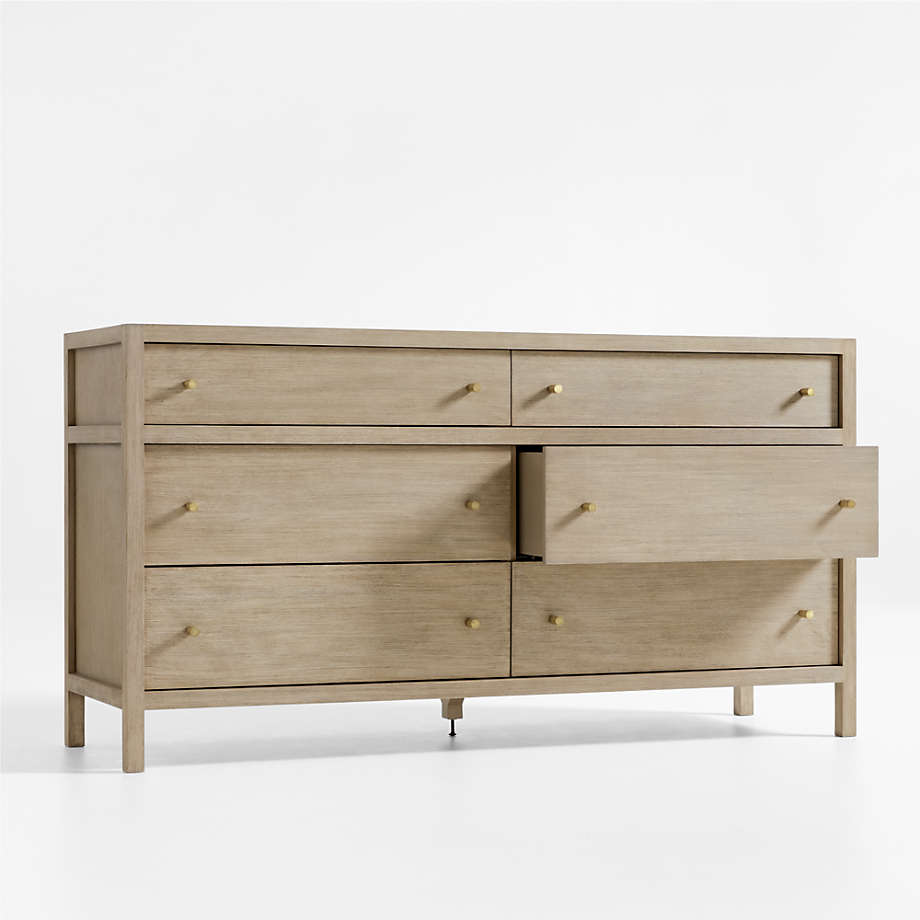 Keane Driftwood 6 Drawer Dresser thumbnail 3