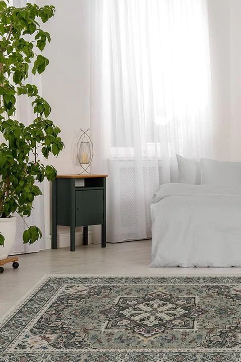 Hendesi Heriz Sage Rug-8'x10' thumbnail 2