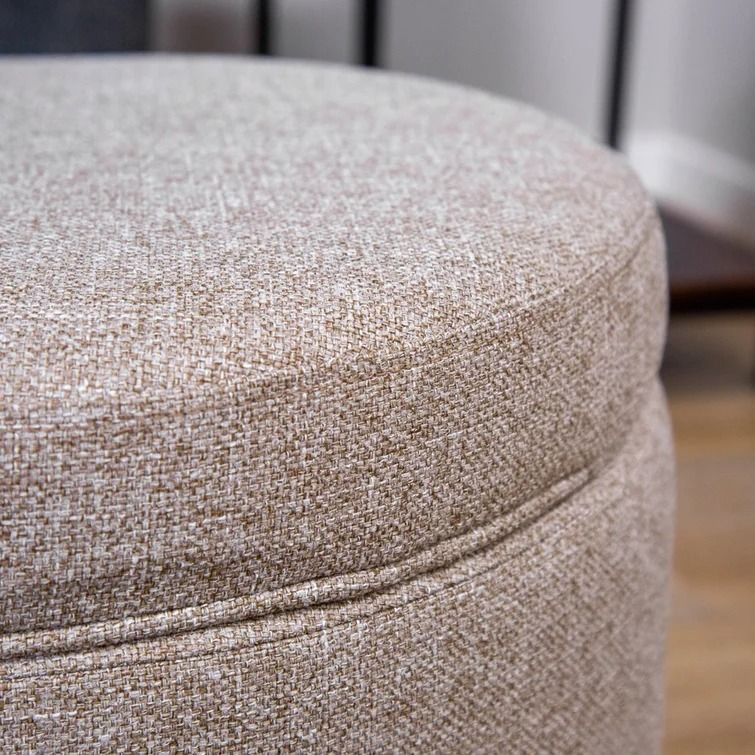 Amoret Wide Round Storage Ottoman with Storage thumbnail 4