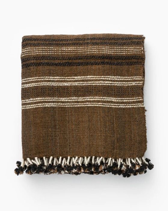 Amie Wool Stripe Throw thumbnail 3