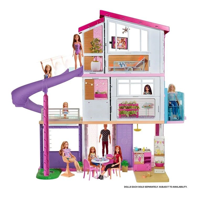 Barbie Dreamhouse Portable Doll House thumbnail 2