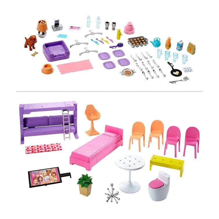 Barbie Dreamhouse Portable Doll House thumbnail 4