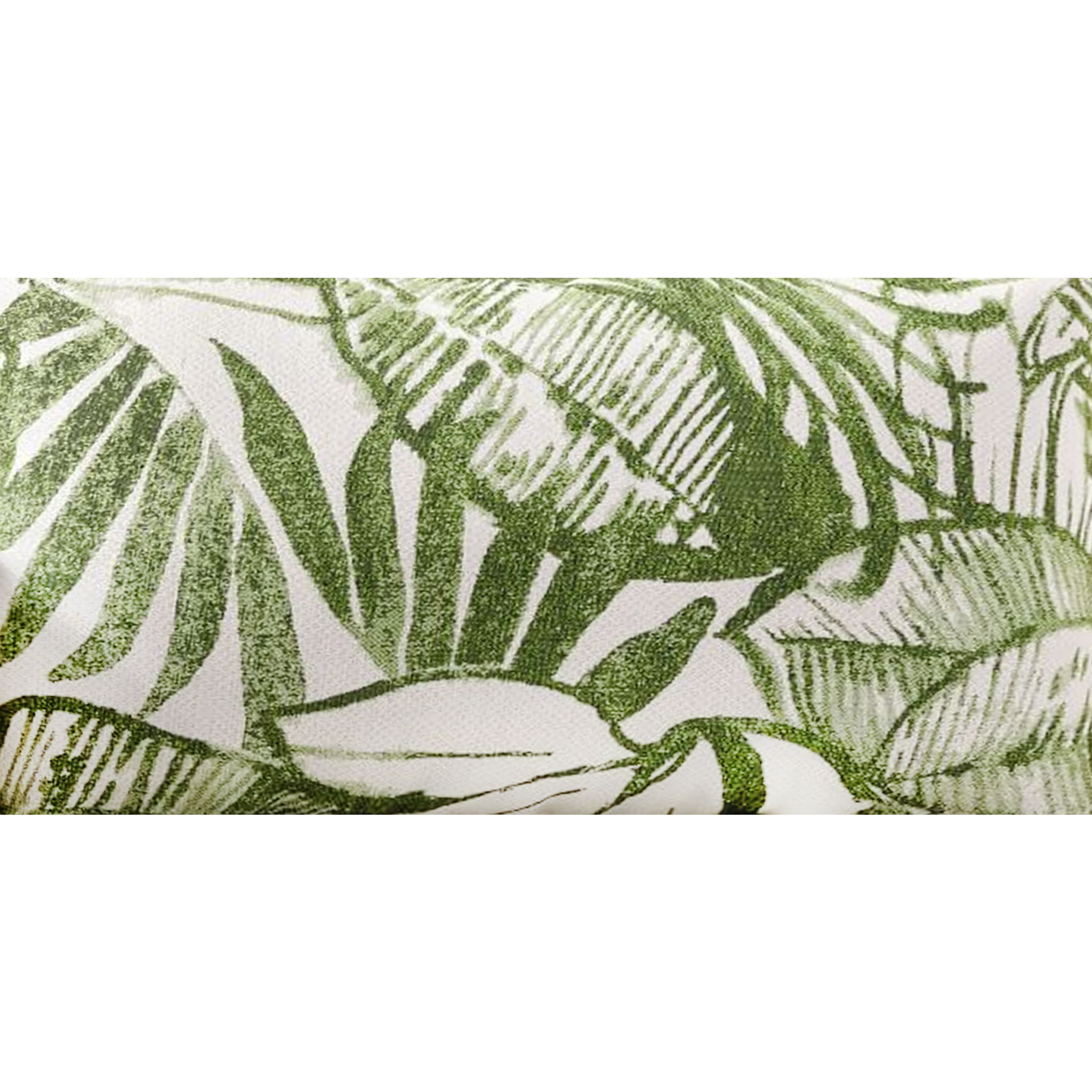 All Over Palm Leaf Indoor Outdoor Lumbar Pillow with insert-24"X16" thumbnail 2