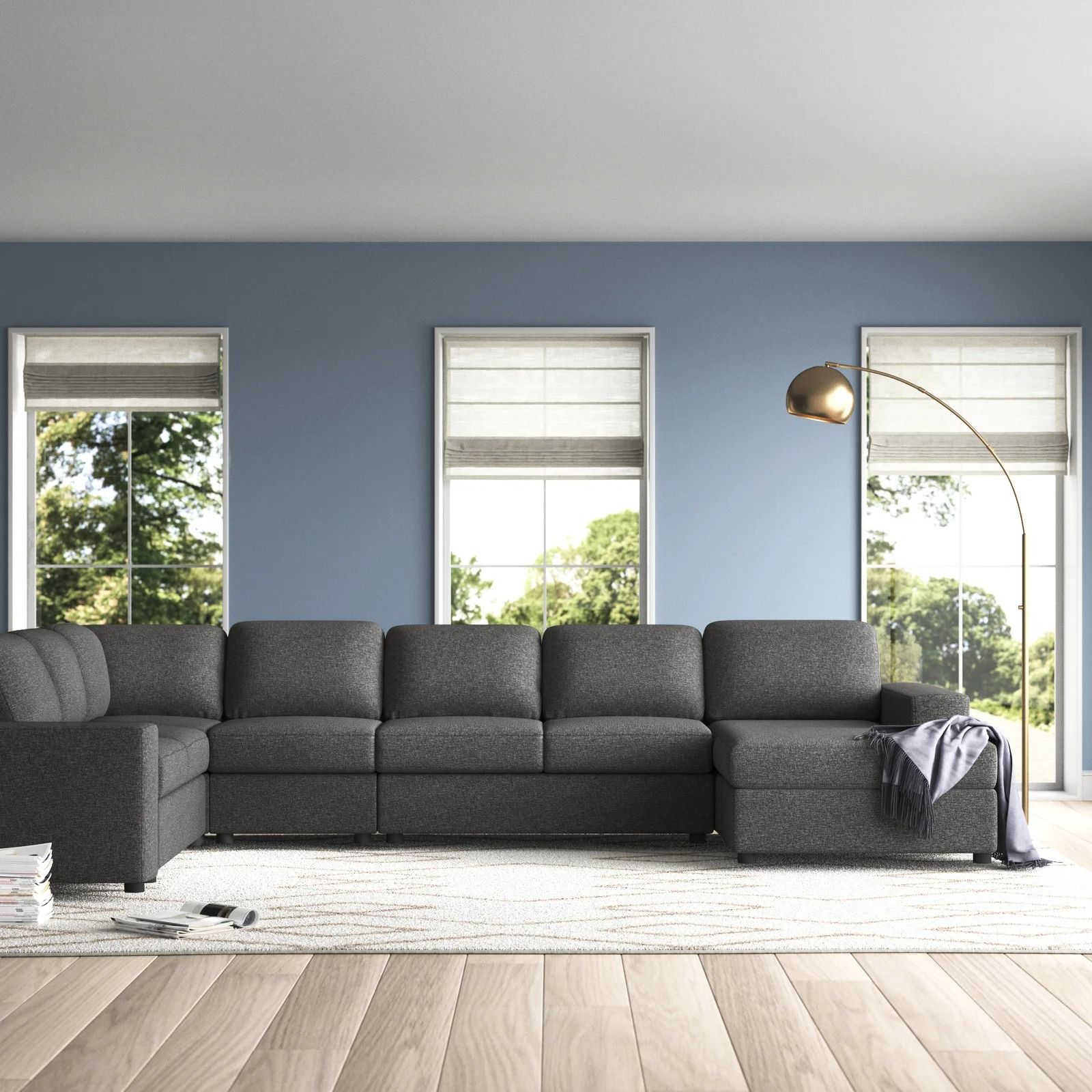Andes Wide Reversible Modular Sectional thumbnail 2