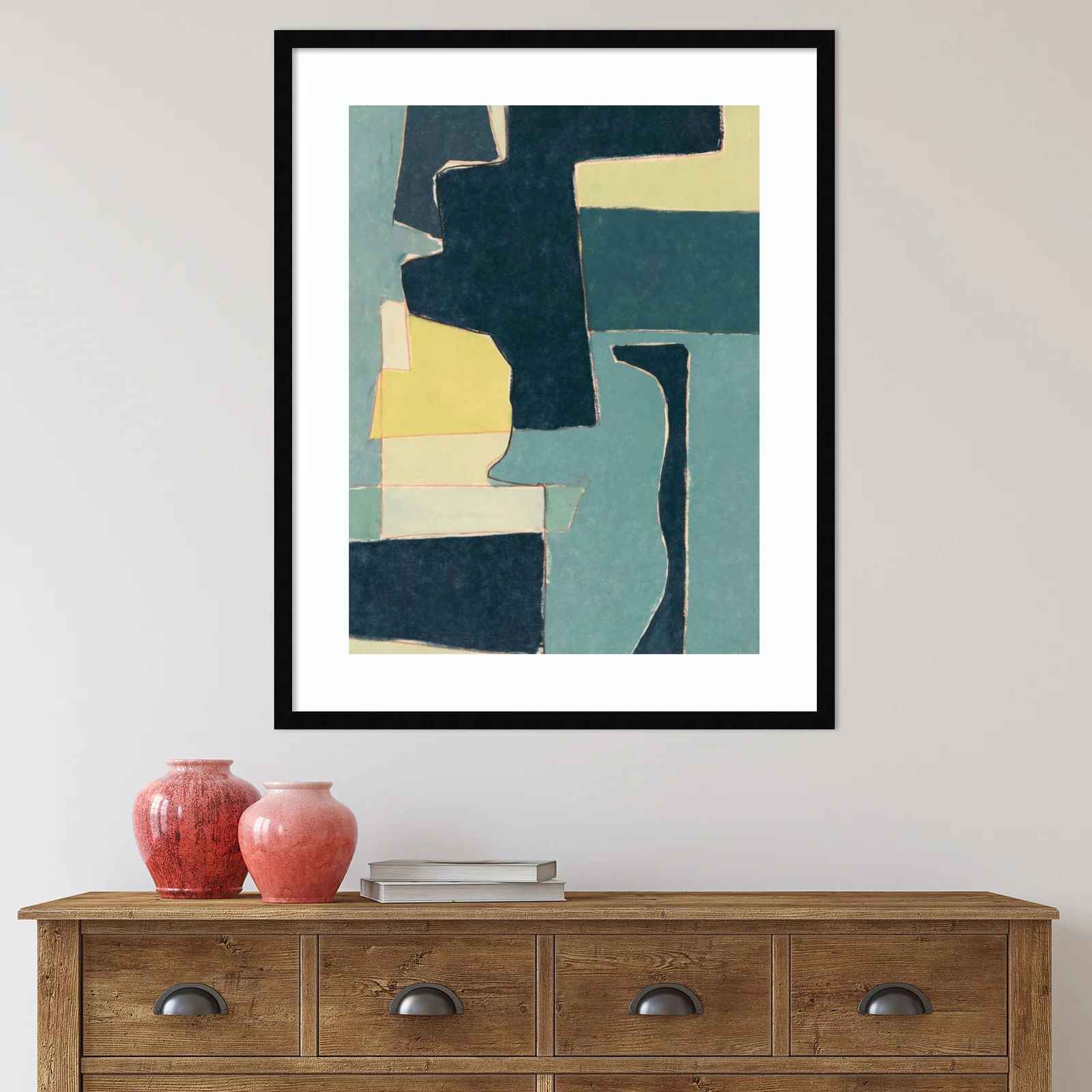 Blue Note II by Rob Delamater with Frame-35.38"x28.38" thumbnail 2