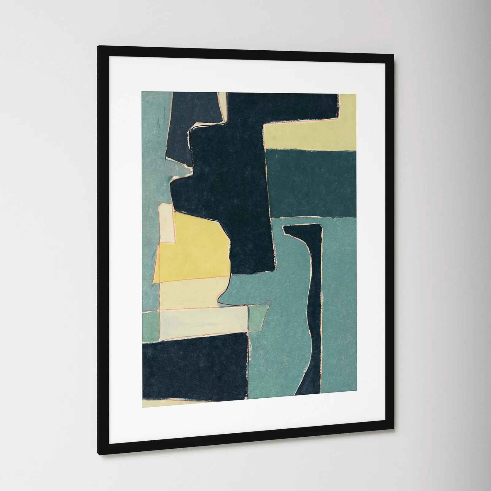 Blue Note II by Rob Delamater with Frame-35.38"x28.38" thumbnail 3