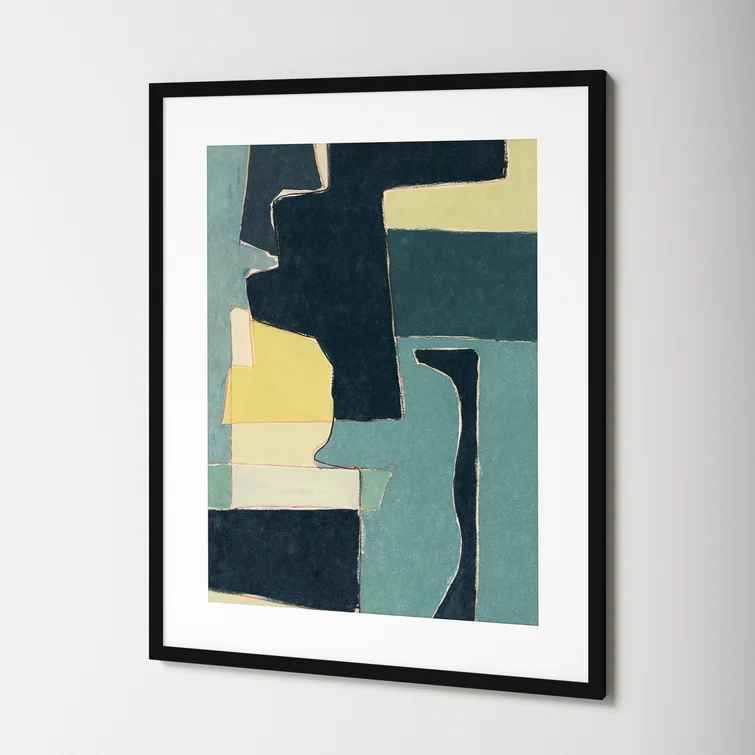 Blue Note II by Rob Delamater with Frame-35.38"x28.38" thumbnail 4