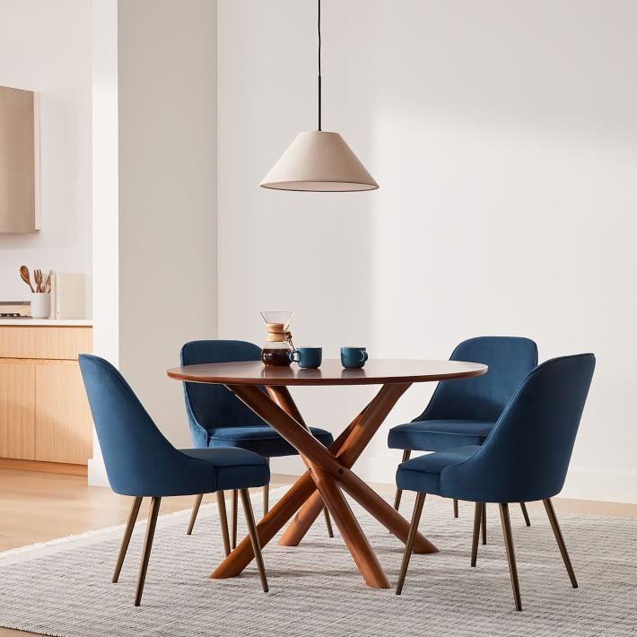 Jax Round Dining Table, Walnut thumbnail 2
