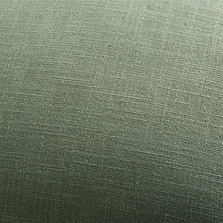 Sage Merrow Stitch Cotton Throw Pillow Cover 22"x15" thumbnail 4