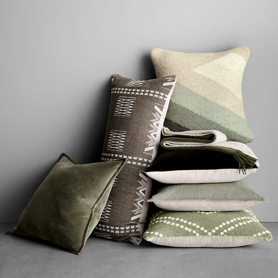 Cascade Angled Kilim Throw Pillow No Insert 20"x20" thumbnail 2