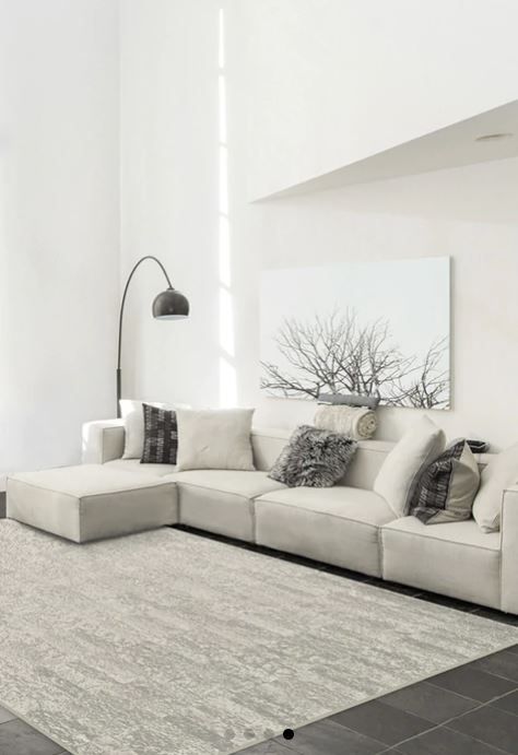 Granite Ombre Light Grey Rug-8'x10' thumbnail 2