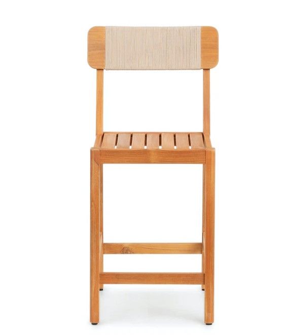 Marol Bronze Teak Counter Stool thumbnail 2