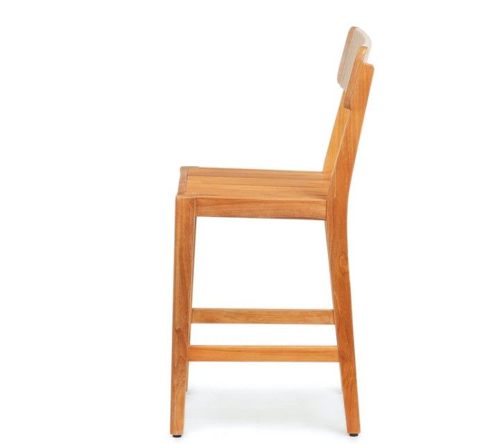 Marol Bronze Teak Counter Stool thumbnail 3