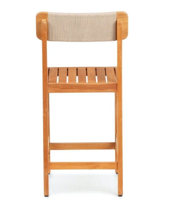 Marol Bronze Teak Counter Stool thumbnail 4