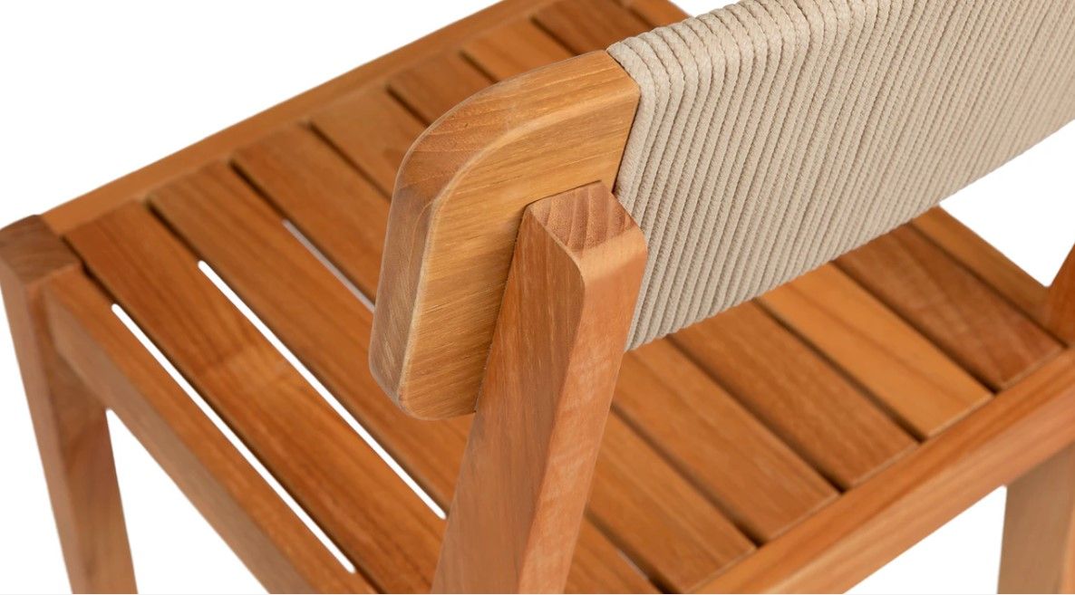 Marol Bronze Teak Counter Stool thumbnail 7