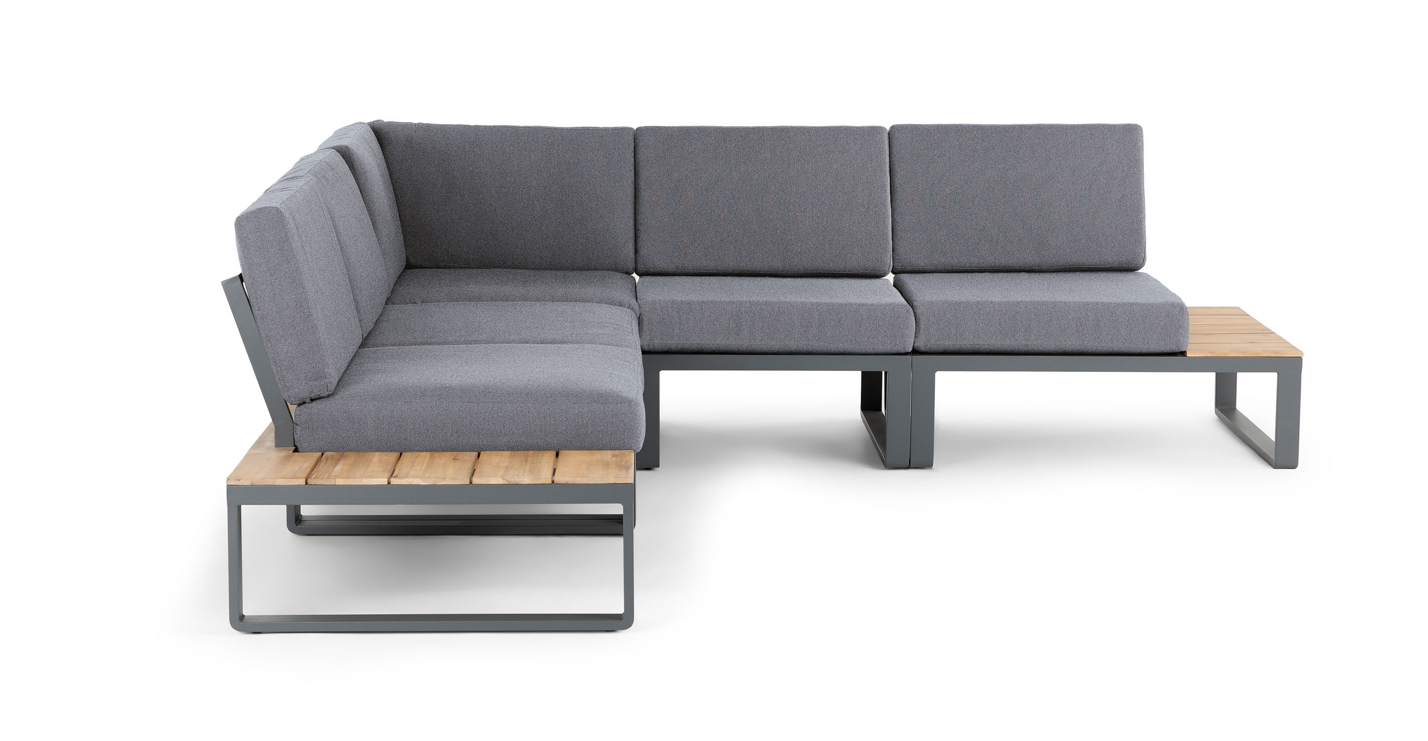 Kezia Whale Gray Corner Modular Sectional thumbnail 3