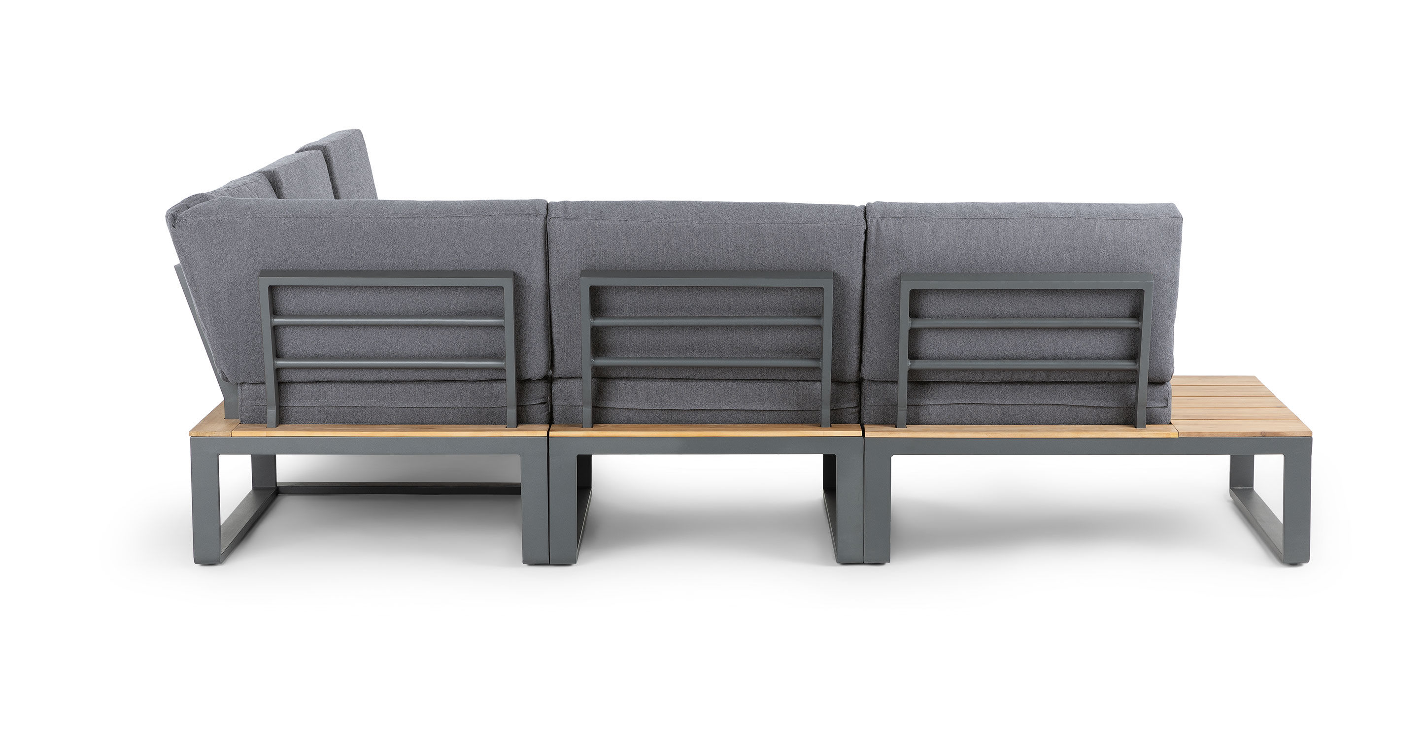 Kezia Whale Gray Corner Modular Sectional thumbnail 4