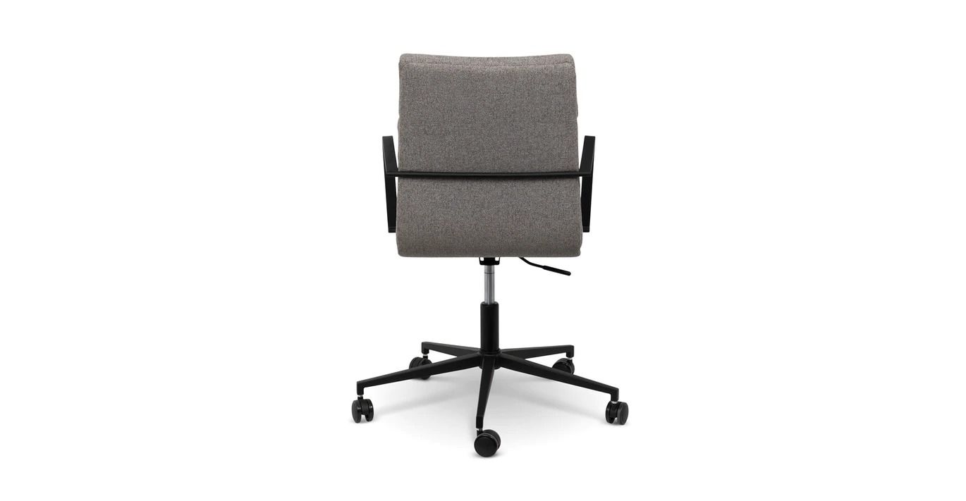 Gerven Cathedral Gray Office Chair thumbnail 4