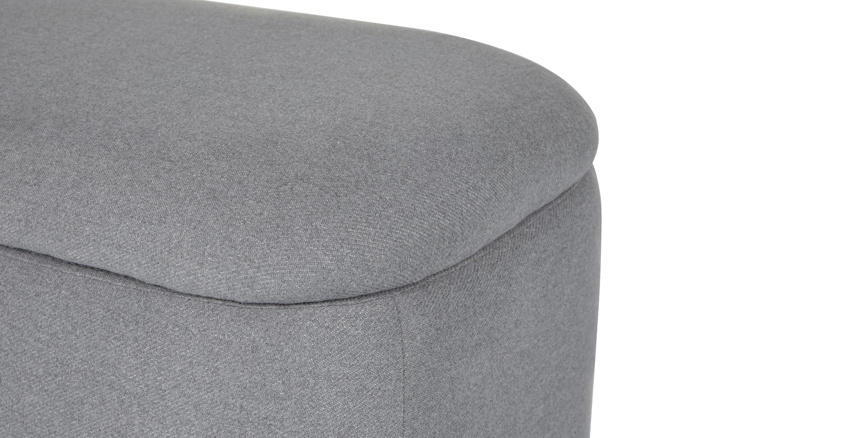 Maribo Stately Gray Storage Ottoman thumbnail 8